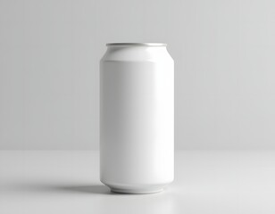 Blank White Aluminum Can Mockup