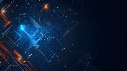 Futuristic Vector Poster with Noise Texture