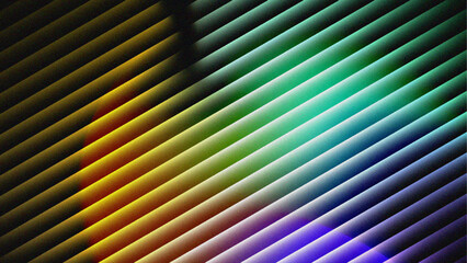 Obraz premium Colorful Fractal Glass Gradient Textures