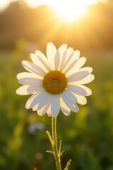 Naklejka premium Evening Daisy Aura