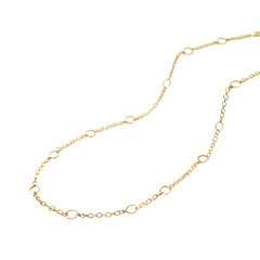 Fototapeta premium Gold Chain Necklace: Luxury Jewelry Image on transparent background