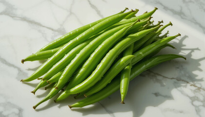 Fototapeta premium Bunch of Green Beans