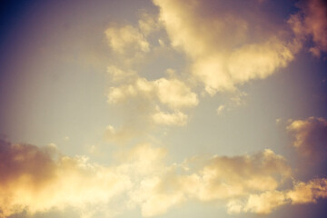 clouds at sunset