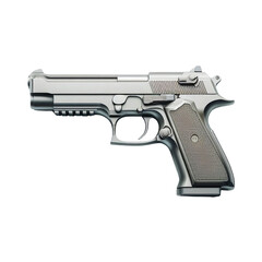Handgun isolated on transparent background