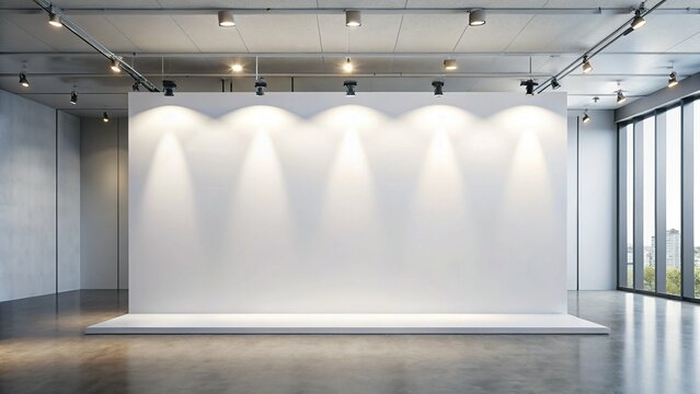 Free Press Wall Mockup: Clean & Modern Backdrop for Events & Branding