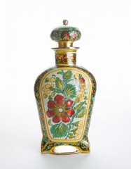 Ornate Floral Perfume Bottle