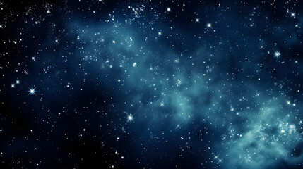 Fototapeta premium Captivating night sky filled with stars creating a magical atmosphere of wonder and serenity in the celestial sphere.