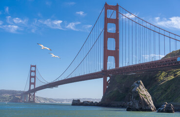 Golden Gate Bridge, San Francisco, California, USA. 