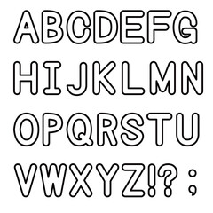 大文字のアルファベット