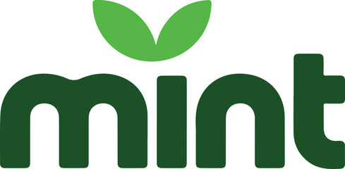 Obraz premium There is a green leaf illustration