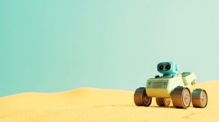 Space Pastel Green Overview Vibe Yellow Text Empty