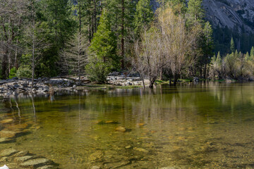 Mirror Lake Trail in Yosemite National Park