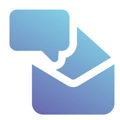 correspondence icon for illustration