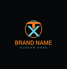 TX Logo Design – Creative High-End Monogram Branding
