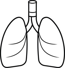 illustration of a lung
