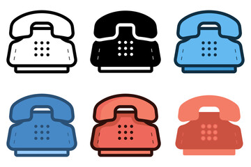 telephone call center icon vector illustration