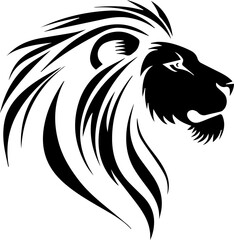 lion head vector