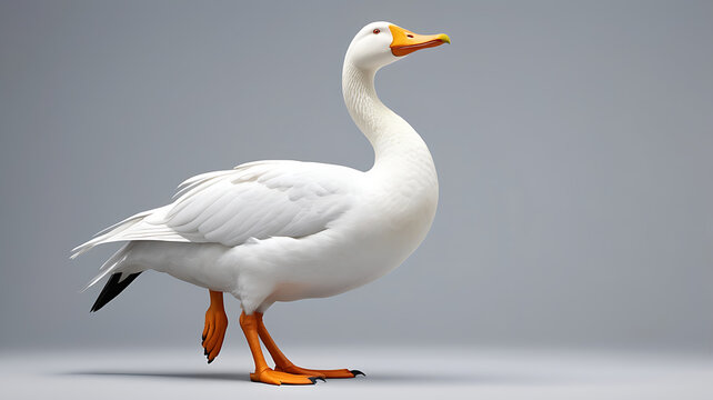 White Duck: Waterfowl in Backyard Habitat - Wildlife and Nature Photography