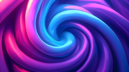 Obraz premium Dynamic Swirling Light with Depth Effects