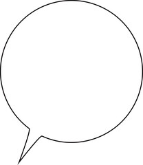 シンプルな吹き出し