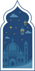 Islamic arches Oriental decorative windows