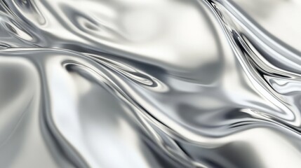 Abstract light silver background with grain texture reflecting light