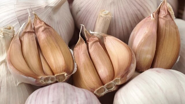 Close-up of fresh garlic