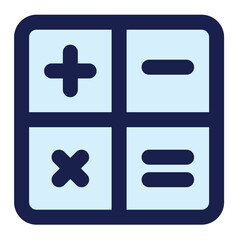 Obraz premium calculator icon for illustration