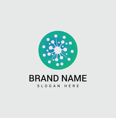 Fototapeta premium Innovative Science & Tech Logo Vector Template 