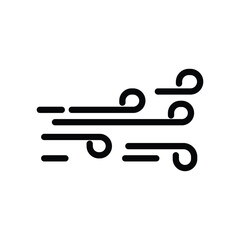 Wind icon vector illustration isolated on white background