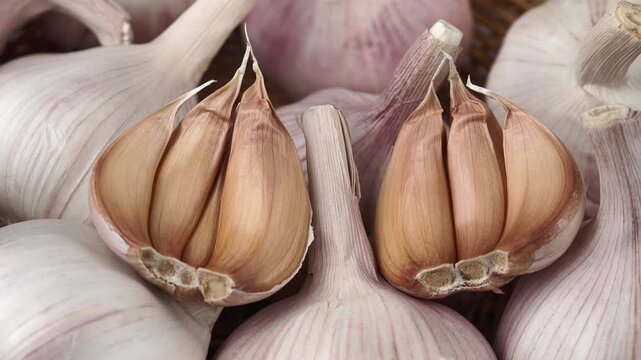 Close-up of fresh garlic