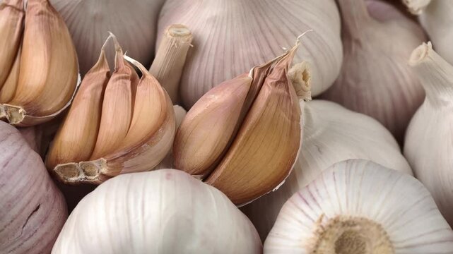 Close-up of dried garlic