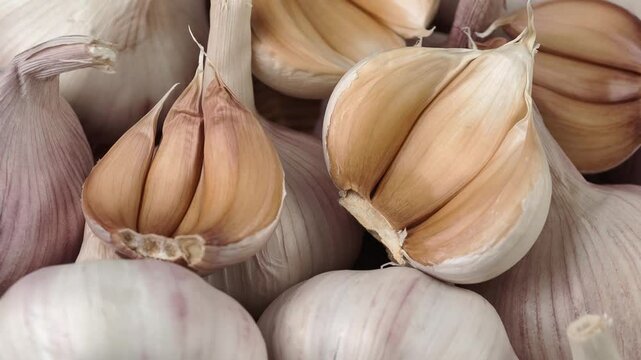 Close-up of dried garlic