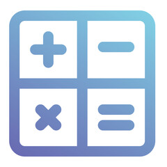 Obraz premium calculator icon for illustration