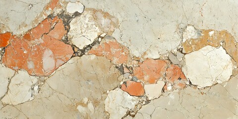 Beige and orange marble texture