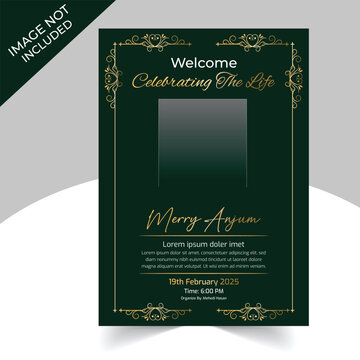 Free and customizable funeral templates