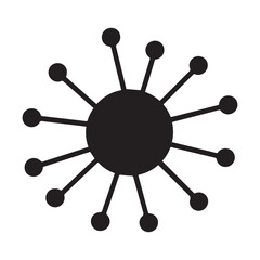 DNA vector silhouette