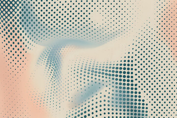Minimalist Halftone Texture Design with Soft Gradient Tones