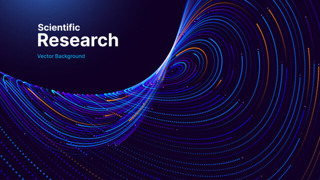 Cyber Big Data Flow Particles Bokeh. Digital Neural Network. Concept of AI Artificial Intelligence Technology Machine Deep Learning. Digital Communication. Science Technology Presentation Vector.