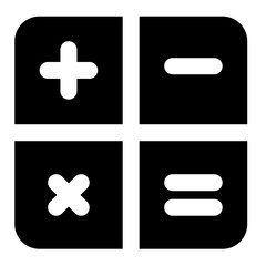 Obraz premium calculator icon for illustration