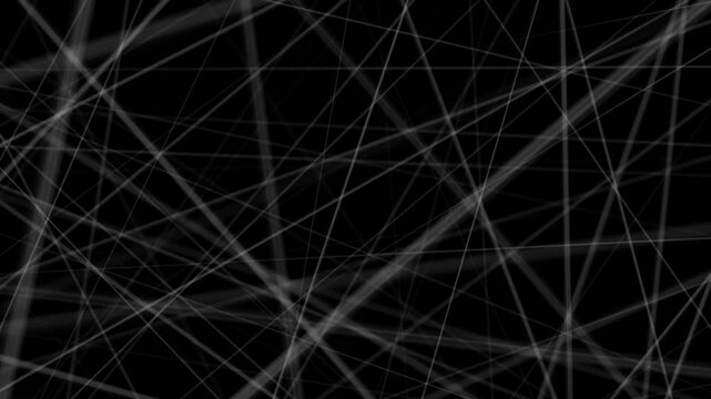 Abstract multidimensional lines animation background, digital Technology abstract lines black background animated footage 

