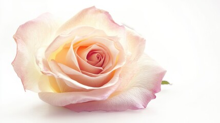 rose with velvety petals and pearlescent glow
