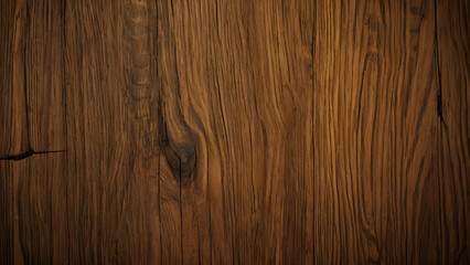 Fototapeta premium Dark brown wood texture with vertical planks creating a vintage background