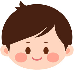 Chinese Cute Boy Face Smile  