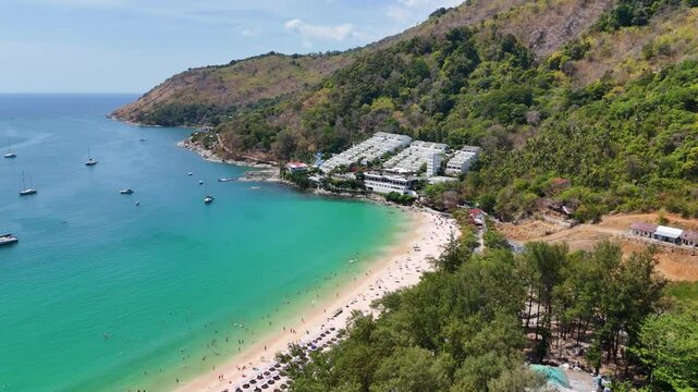 Aerial View of Nai Harn Beach