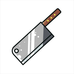 Vector Professional Butcher Knife with Sharp Stainless Steel Blade