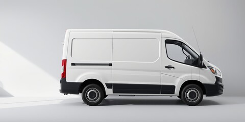 Customizable Van Mockup - Blank Design Template Download