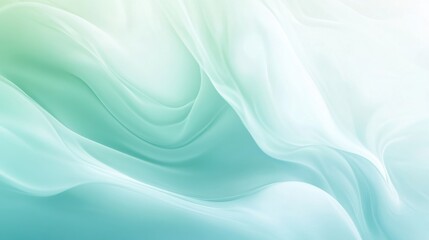 Obraz premium Pastel gradient abstract background in light blue and green shades with smooth transitions. For delicate design, digital art, presentation, backdrop, artistic application, advertising, social media