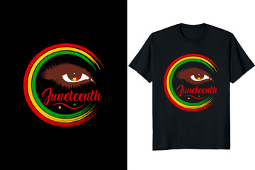 Juneteenth Day T-Shirt Design