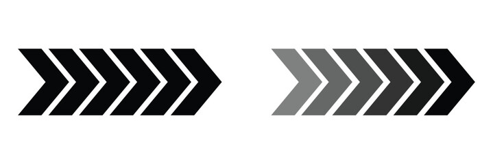 Dynamic moving arrow icon vector illustration © Oliver Vandenberg